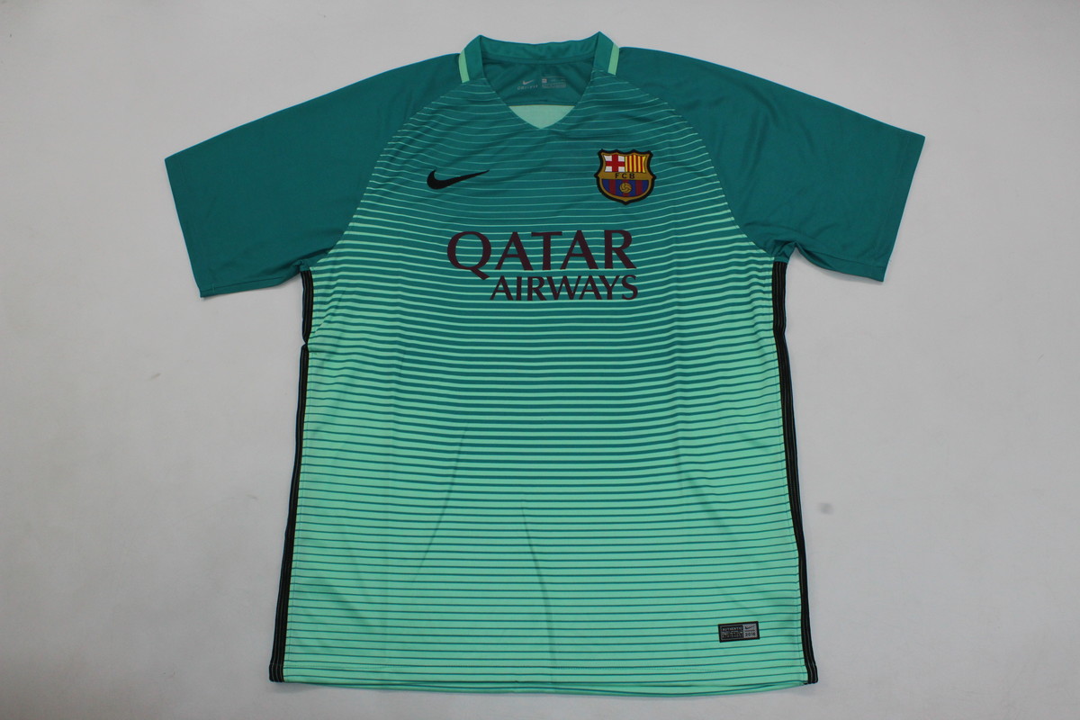 AAA Quality Barcelona 16/17 Third Green Soccer Jersey